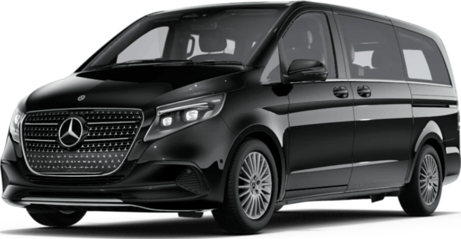Mercedes V-Class premium van for group transfers in Sicily
